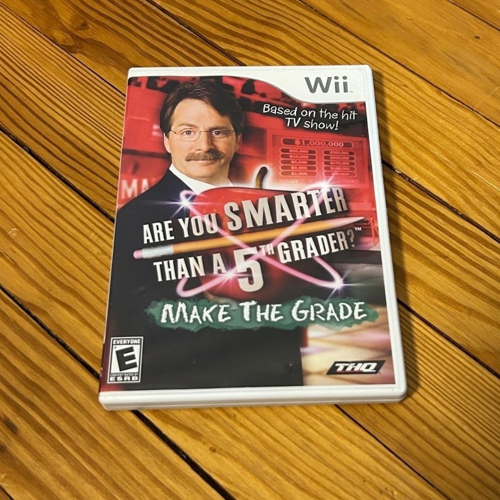 Are You Smarter Than a 5th Grader Make The Grade Nintendo Wii THQ Jeff Foxworthy